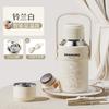 Women's outdoor sports style large capacity insulated cup - stainless steel high-end business gift portable water cup