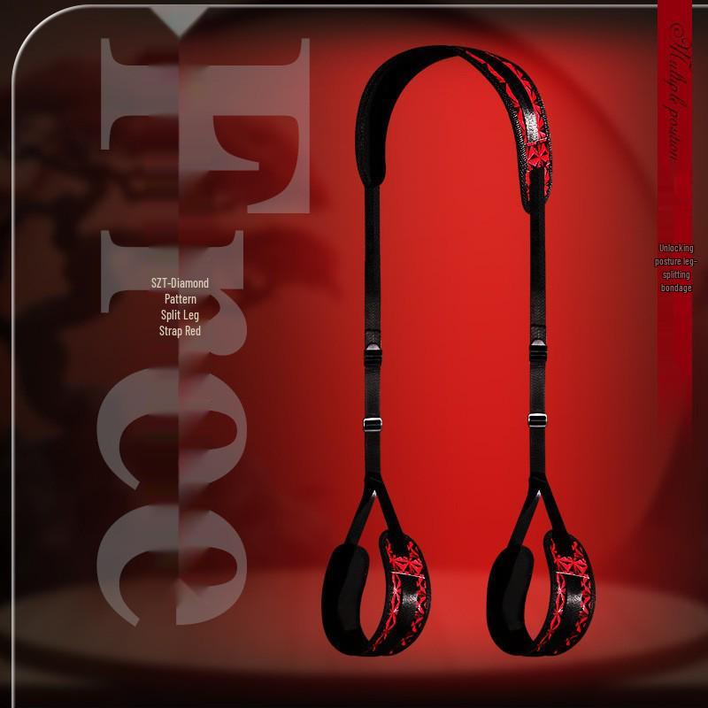 Bondage Door Restraint Strap and Handcuffs Set