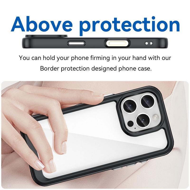 For APPLE iPhone 16 Pro Case Luxury Transparent Silicone For iPhone 16 Pro Case Phone Protector Cover for iPhone 16 Pro Cover