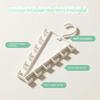 Double Sided 12 Hooks Storage Rack V Shaped Baseball Cap Holder Belt Hat Scarf Organizer Hooks Wardrobe Space Saving Rack