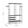 Massido 686600 Standing Coat Rack Black