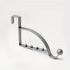 1PC Door Rear Hook Clothes Coat Hat Towel Hanger Door Back Wall Mounted Hooks Cabinet Wardrobe Metal Clothes Hat Home Storage
