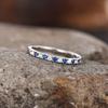 Huitan Trendy Versatile Thin Finger Ring Female Daily Wearable Jewelry with Shiny Small Zirconia Delicate Dainty Accessories