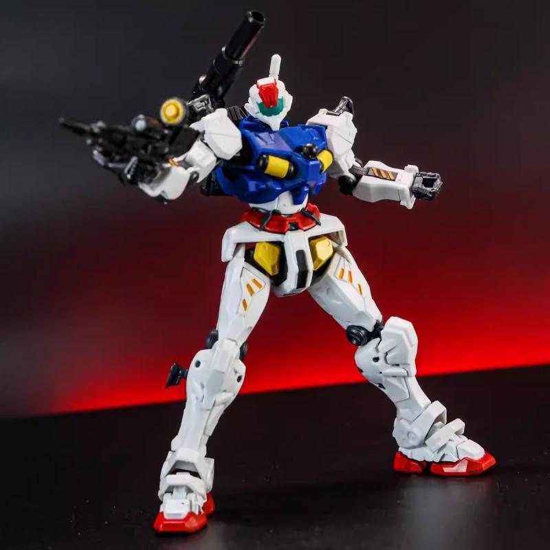 HG 1/144 RGM-79 Saya‘S Light-Type Guncannon GQ Red Green Blue Color Assembly Model Kit Action Figure Mecha Toy Desktop Ornament