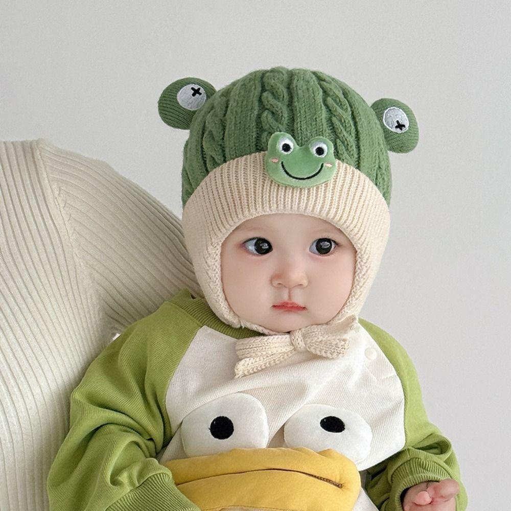 Kältebeständige Plüsch-Strickmütze für Kleinkinder, atmungsaktive Kinder-Ohrenschützmütze für Outdoor-Aktivitäten