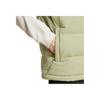 Adidas Helionic Hooded Down Solid Logo Print Single-Breasted Vest Men Vests Green IX8856