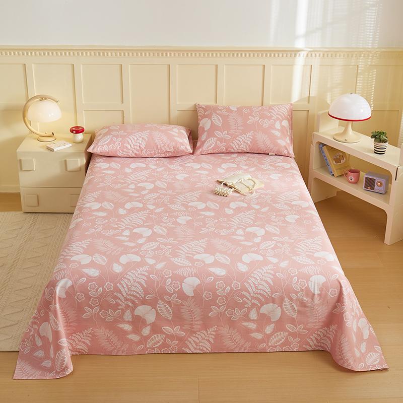 

Cotton Thickened Bed Sheet 1pc Plant Flowers Printed Single Double Top King Sheets Pure Cotton Single Size Kids Bed Linen 120x230cm 1pc