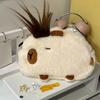 Plush Capybara Pencil Case With Large Capacity For Kids And Students