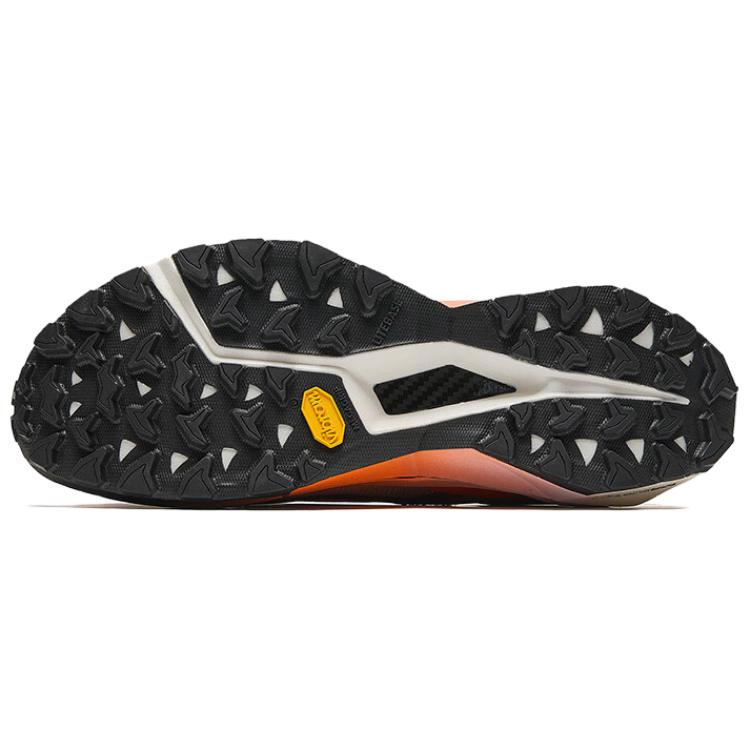 ANTA Nitro Edge Men Trail Running Shoes Orange Dark Brown White 112445516A-3