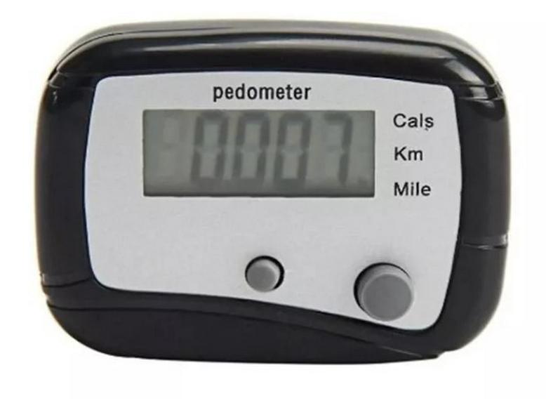Multifunctional Dual-Button Pedometer: 10,000 Steps Counter - Available in White, Black, Red, Blue for Runners