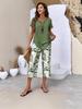 2026 New Autumn/Winter Printed Top & Pants Set - Fast Shipping Available
