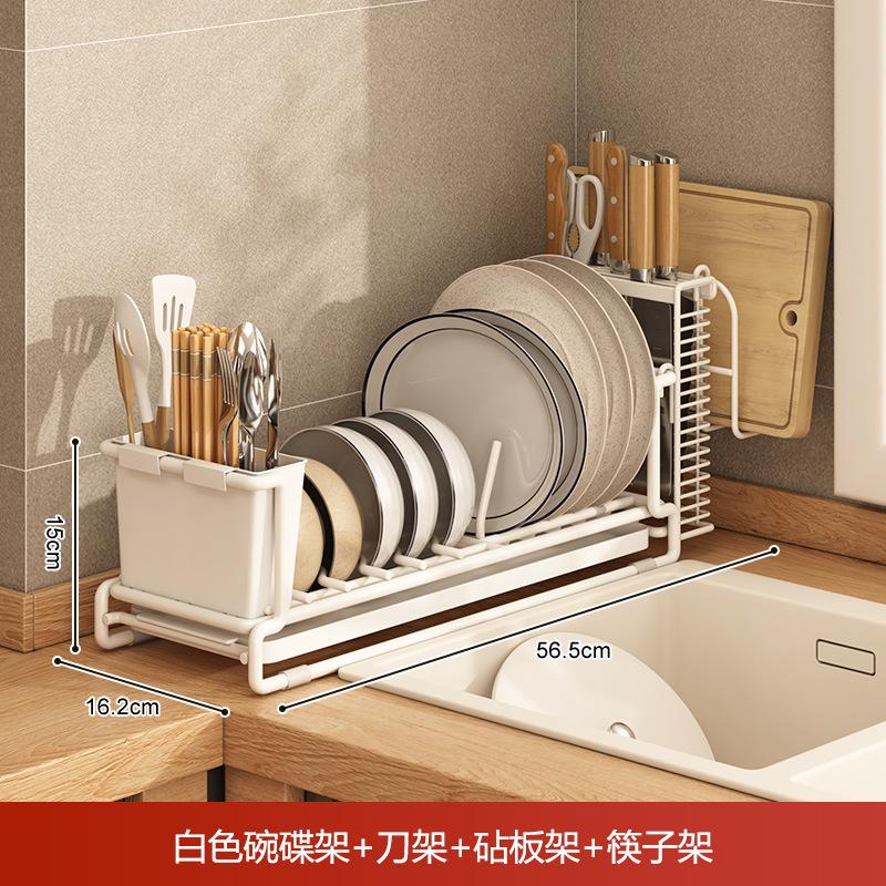 Dish Bowl Drainer Storage Rack Kitchen Dishes Drying Rack Countertop Dinnerware Organizer Drainboard Tableware Holder