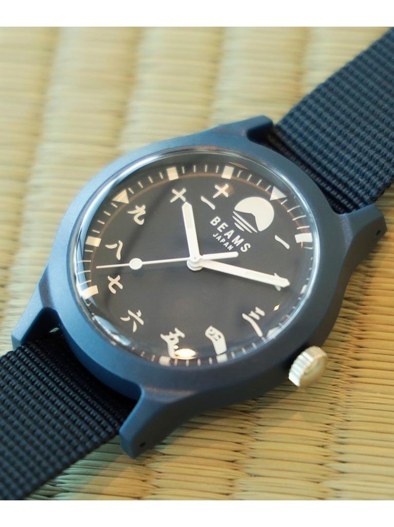Beams Kanji Quartz Unisex Watch Black Dial Analog 32mm Round From Japan Holiday
