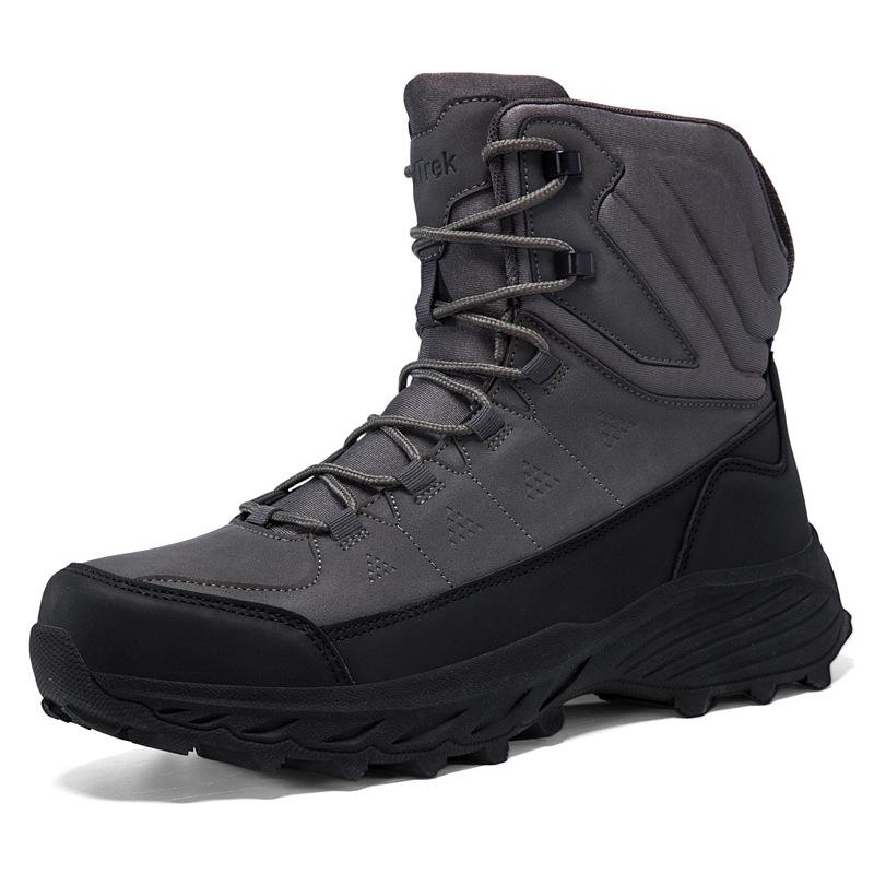 Large size outdoor hiking shoes men's and women's non-slip and wear-resistant off-road hiking shoes desert combat boots wholesale