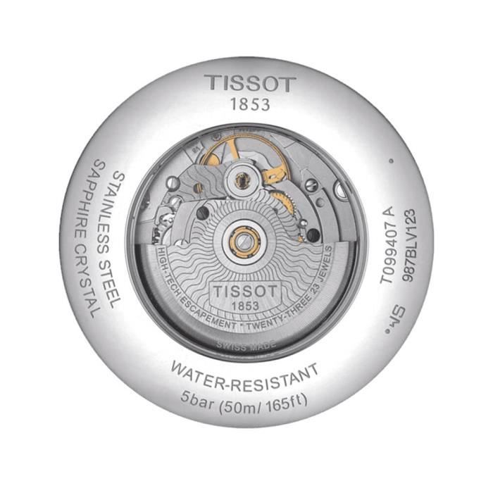 Montre - Tissot - T0994072203802 - Acier inoxydable - 42 mm - Résistant à l'eau 5 bar