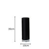 Straight Cylinder Black Glass Vase Plant Pot Table Decoration Flower Arrangement Minimalist Floral Vases Room Aesthetic Decor