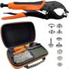 305 Pieces Snap Button Pliers Set Stainless Steel Metal Kit Heavy Duty Press Fastener