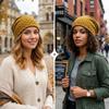 Versatile Slouchy Beanies Skullies Hat Korean Style Polka Dot Hat Casual No Brim Cap