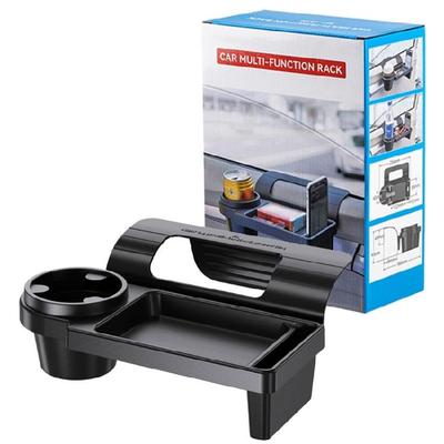 Car Accessories Organizers with Secure Cup Holder and Phone Slot Hanging Storage Bracket Rack for Side Door Convenience