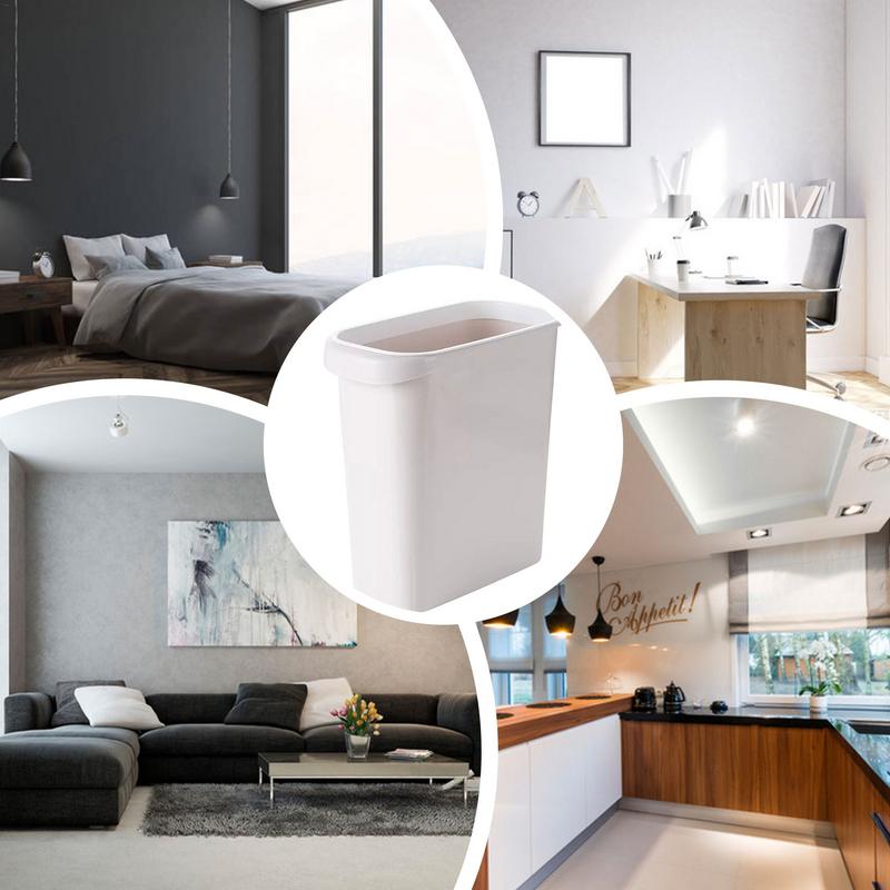 Narrow Garbage Can Open Top Trash Can Garbage Container Bin Bathroom Trash Bin Decorative Trash Bin Compact Trash Can For Narrow