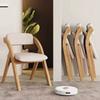 Foldable Wooden Dining Chair With Thickened Backrest Lightweight Multi-Use Home Office Adults