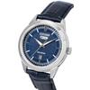 Citizen Eco-Drive Leather Strap Blue Dial AW0151-00L 100M Men's Watch