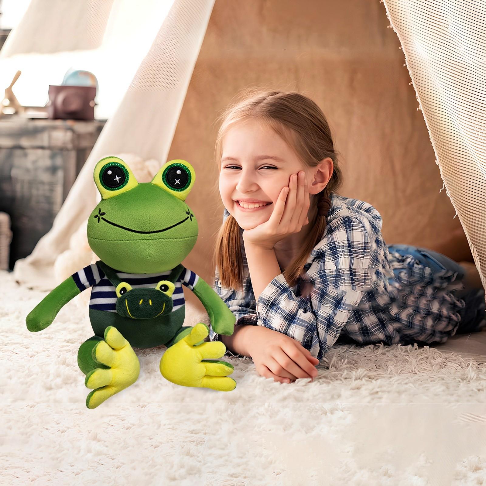 

Имитация плечевого ремня, маленькая мягкая игрушка в виде животного, сон с подушкой, детская креативная тканевая кукла One Size