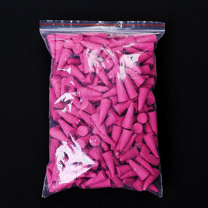 60 stuks Bulk Geurige Rookwaren Aromatherapie Natuurlijke Kleine Rookkegeltjes Geurige Sandelhout Jasmijn Lavendel Toren Kruiden Kegeltjes