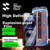 Tempered Glass Screen Protector for IPhone 16 Plus/15 Plus, Full Coverage HD Anti-Shatter Anti-Drop Anti-Fingerprint Earpiece Dust-Proof 2-Pack