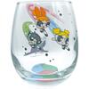 Official Juice Large 3D Super Strong 7 x 10 330 Made in SAN4931 "Powerpuff Girls" Glass, Glass, Trio, Clear, Approx. cm, ml, Japan,