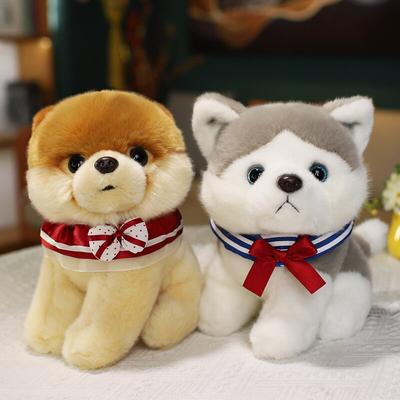 1 stück 25 cm Schöne Husky Pudel Pommerschen Plüsch Spielzeug Kawaii Haustier Hunde Gefüllte Weiche Tier Puppen Mädchen Kinder Geburtstag geschenke