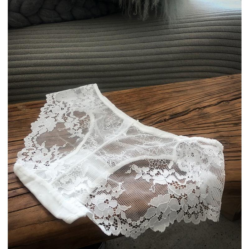 Evropská a americká krajka s nízkým pasem sexy perspektivní kalhotky kalhotky prodyšné dámské spodní prádlo
