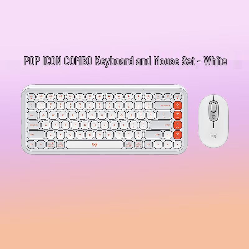 

Logitech POP ICON COMBO Wireless Keyboard and Mouse Set