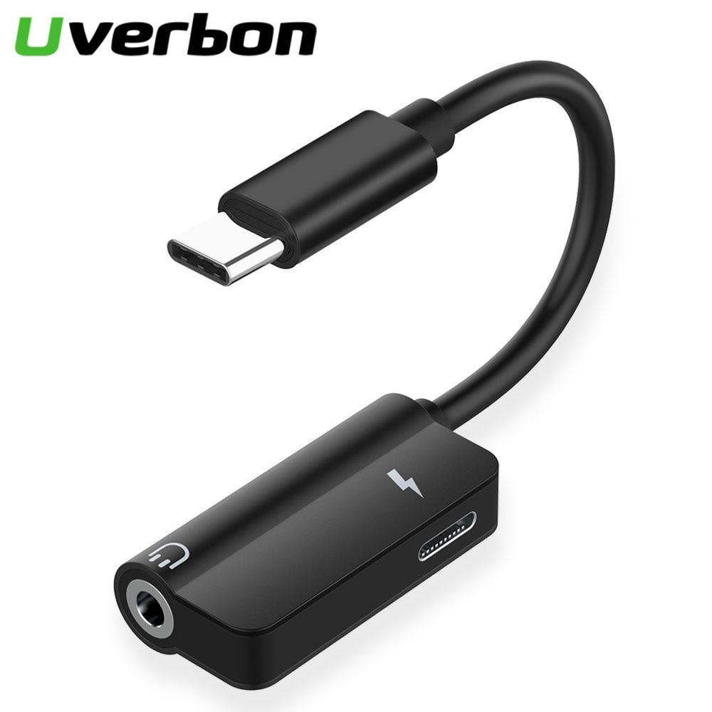 

2 в 1 Наушник Сплиттер Адаптер USB Type-C Зарядка Кабель 3,5 мм Джек AUX конвертер наушников