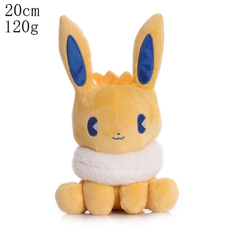 Eevee Family Peluche Plush Toy Pikachu Flareon Vaporeon Espeon Umbreon Leafeon Sylveon Stuffed Doll Hobbies Xmas Gift