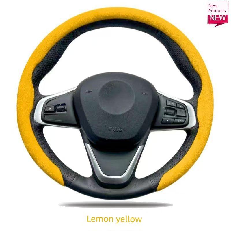 Ultra-Thin, Suitable for All Seasons, Sweat-Absorbent, Non-Slip Handlebar Cover, Clip-On Half-Pack Protective Cover, Suitable for Buick and Honda