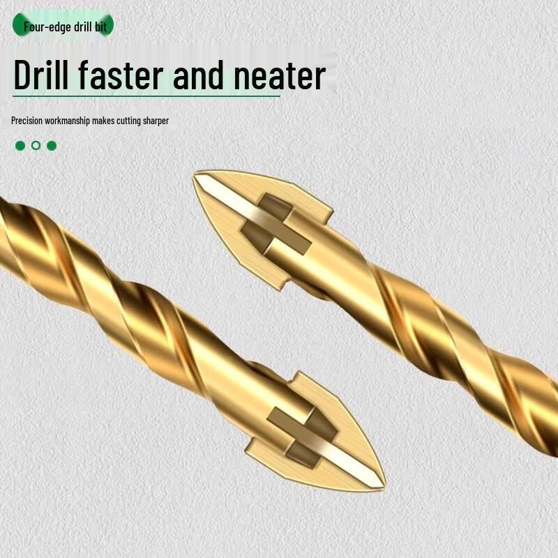 Huayuang Cross Four-Blade Tile & Glass Drill Bit