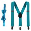 Bretelle per bambini con papillon Moda Bambini Set papillon Bretelle da ragazzo Bretelle regolabili da ragazza Cravatte da matrimonio per bambini Accessori