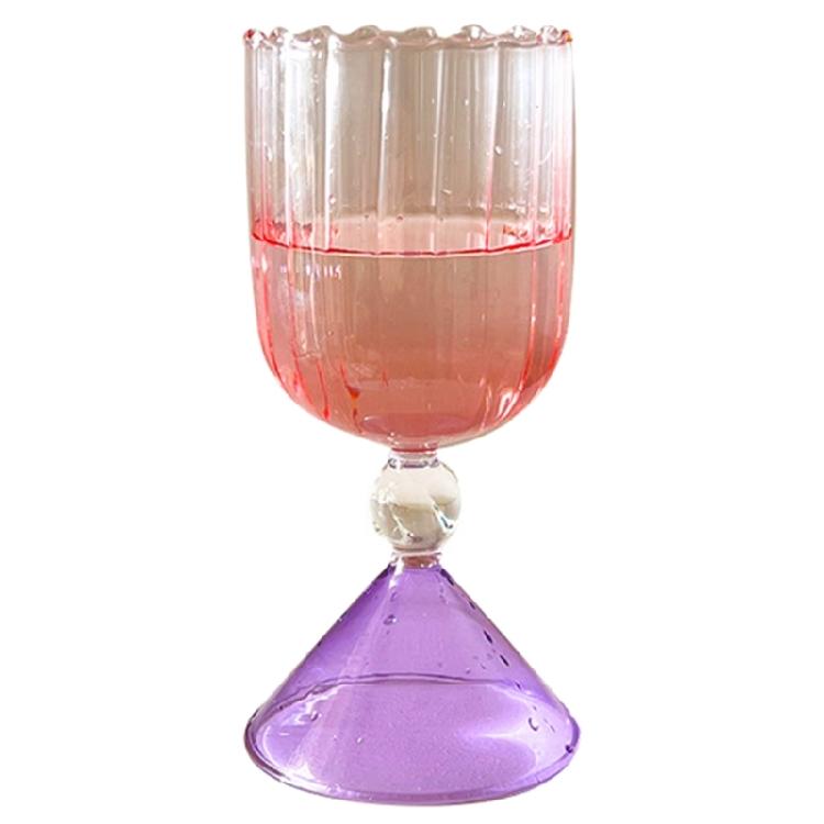 Küchenglaswaren Bunte Cocktailgläser Kreatives Weinglas Einzigartiges Blumenglas