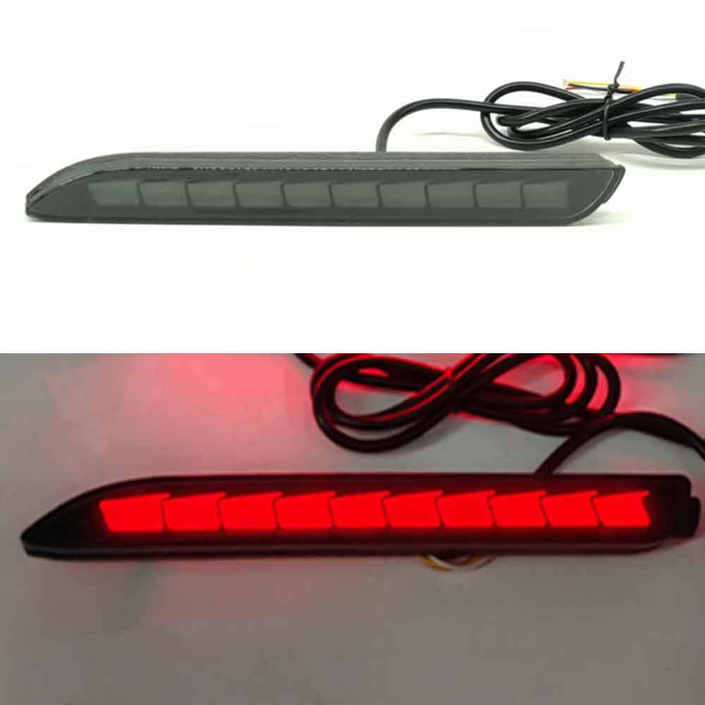 Car LED Rear Bumper Reflector Brake lamp For Toyota Camry RAV4 Harrier Sienna EZ Alphard Aygo Mark X Lexus IS-F GX470 RX300 5630