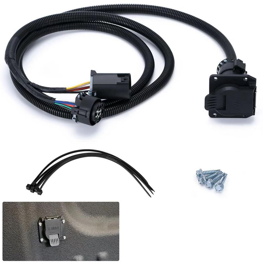 56070 7Pin Trailer Wiring Harness Extension 7-Way Extension Connector For Nissan Circular Connector 6-24V