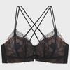 Lace Front-Close Push-Up Bra Set for Women - Wireless, Sexy French Design