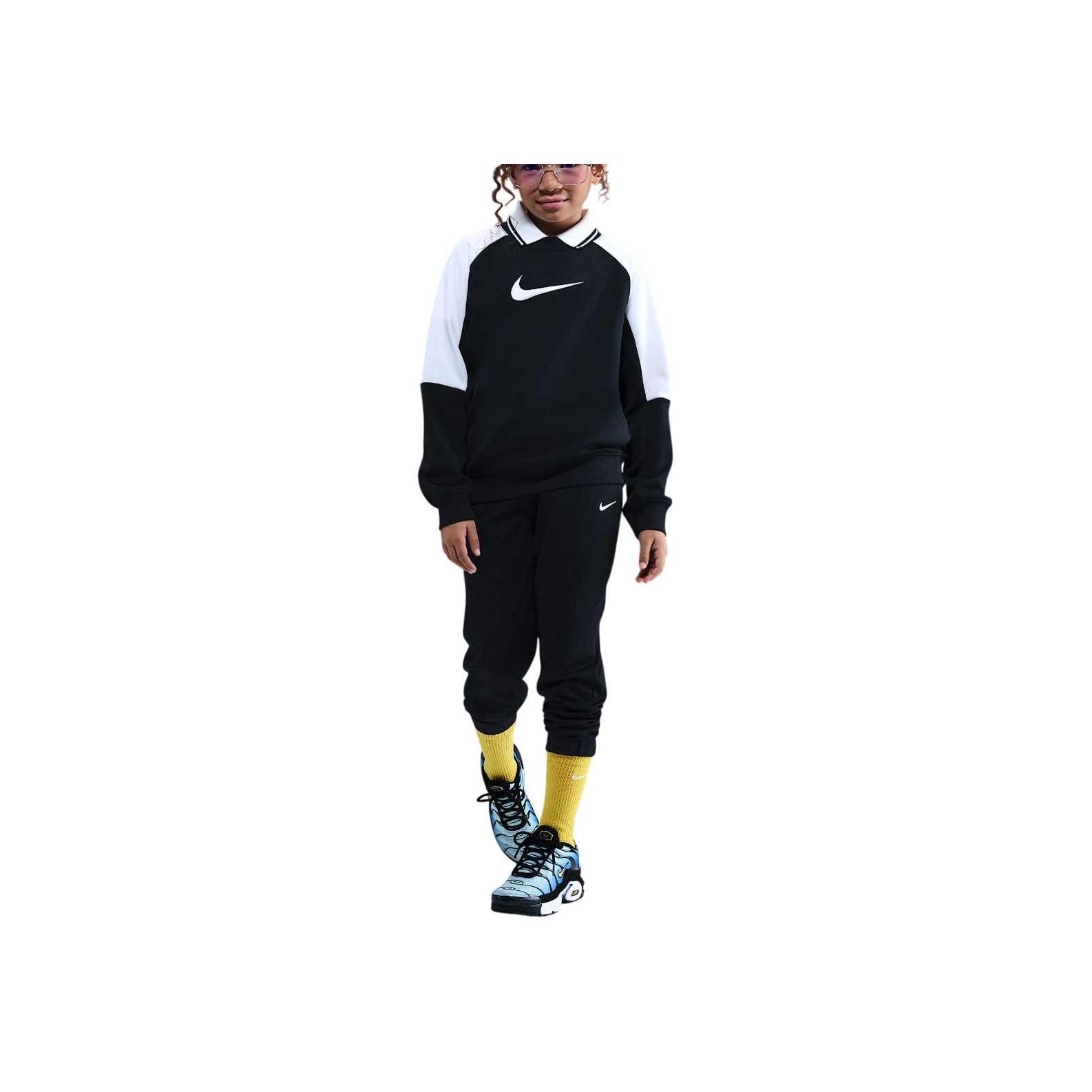 

Nike Dri-Fit Casual Sports Suit Fashion Trend Comfortable Soft 2-Piece Set Kids suits HQ9317-010 S