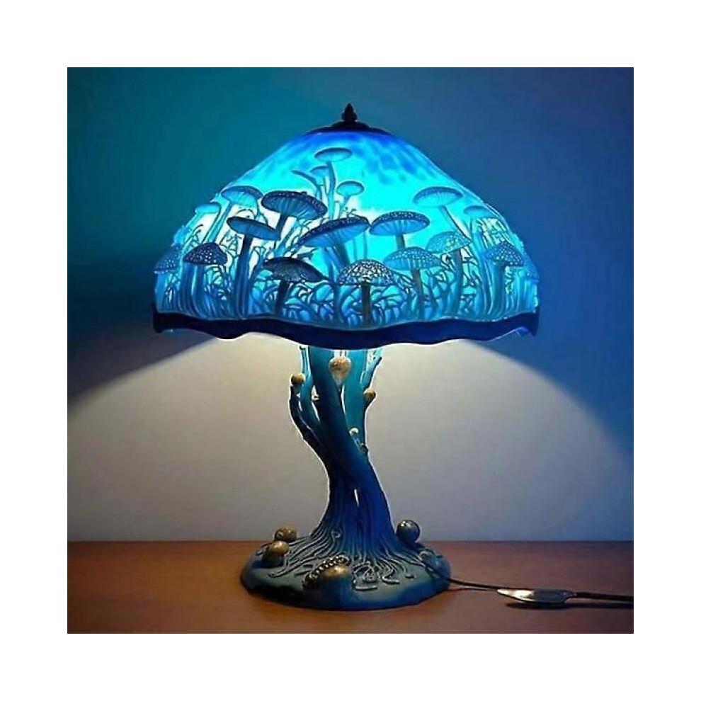 Lampada da Tavolo in Vetro Spugna Lampade da Scrivania Vintage Lampada da Comodino Decorativa per Camera da Letto Soggiorno Ufficio a Casa Decorazione Regalo D
