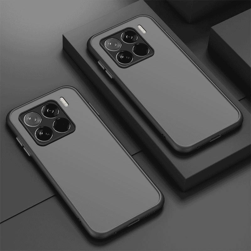 Xiaomi Mi 15Pro New Mobile Phone Case Redmi K70 Matte Contrasting Color Skin Feeling NOTE14 All-inclusive Anti-drop Case
