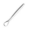Tongue Scraper Cleaner Adult Surgical Grade Eliminate Bad Scarper Dental Tongue Breath Metal Steel Scrapper Tool Brush P4I4