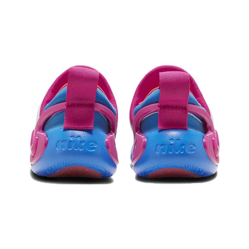 Nike Dynamo GO Slip Resistant Low top Kids Lifestyle Shoes White Blue Pink Children Aged 3 7 Years Old FB9100-400