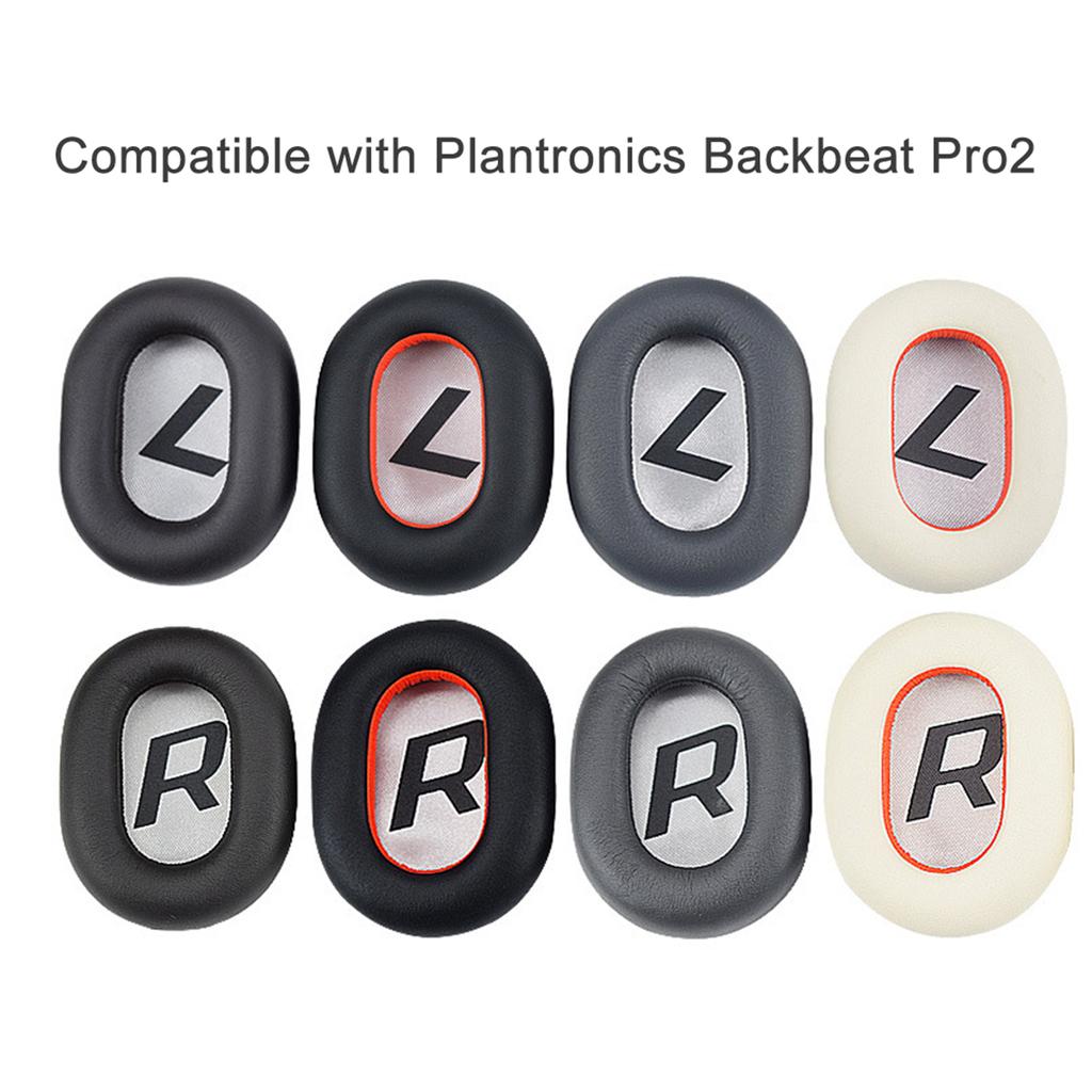 2ks náhradních náušníků Polštář do uší pro bezdrátová sluchátka Plantronics BackBeat PRO 2 Over Ear
