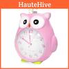Owl Cartoon Silent Night Light With Talking Childrens Alarm Clock For Bedroom Decor