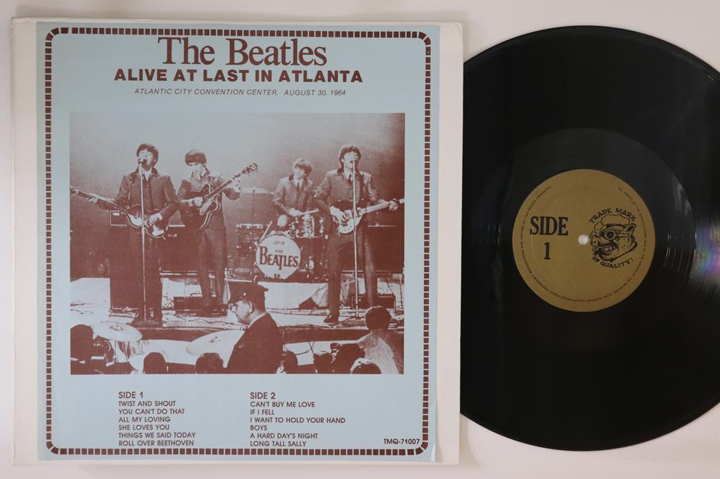 LP Record BEATLES - Alive At Last In Atlanta TMQ71007 TRADE MARK OF Q 1982 Non Japan Rock Used